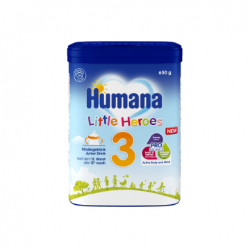 Formula de lapte pentru copii Little Heroes 3 Probalance, 650 g, +12 luni, Humana