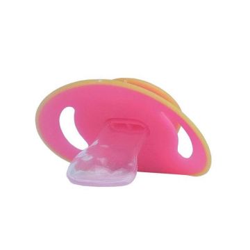 Primii Pasi R0330I - Suzeta Roz Silicon Orto Contur Rotunjit 6 L+
