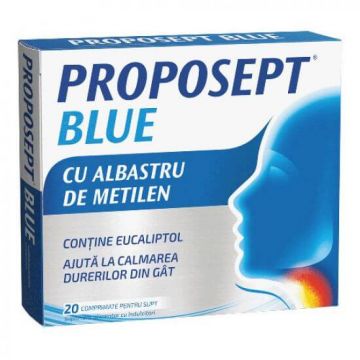 Proposept BLUE, 20 comprimate pentru supt, Fiterman
