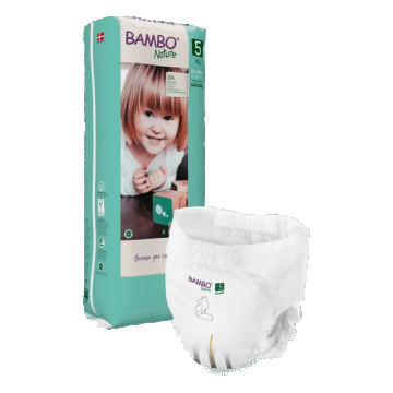 Scutece Pants eco nr 5, 12-18 kg, 38 bucăți, Bambo Nature