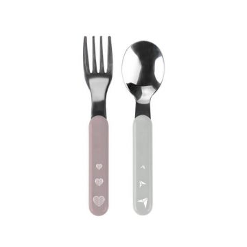 Set tacamuri din inox pentru copii, Babyono