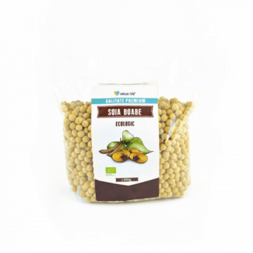 Soia boabe Eco, 500 g, Nature4Life