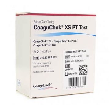 Teste de masurare a INR-ului pentru CoaguChek XS, 2 x 24 bucati, Roche