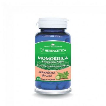 Momordica extract de castravete amar, 60 cps, Herbagetica
