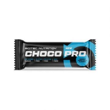 Baton proteic Choco Pro Coconut Panna Cotta, 50 g, Scitec Nutrition