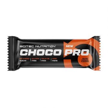 Baton proteic cu caramel sarat Choco Pro, 50 g, Scitec Nutrition