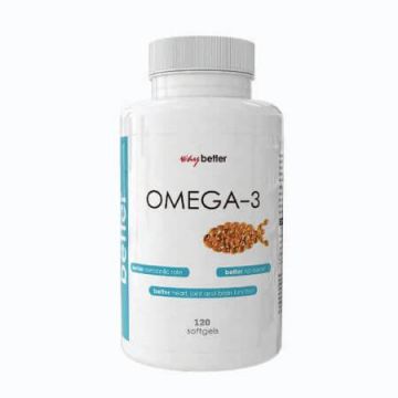 Better Omega 3 1000mg, 120 cps, Way Better