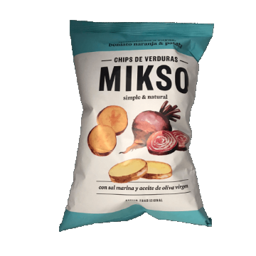 Chipsuri din sfecla, cartofi si cartofi dulci, 85 g, Mikso