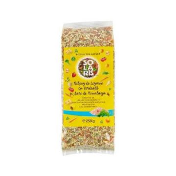 Condiment Belsug de Legume cu Verdeata si sare de Himalaya, 250 g, Solaris