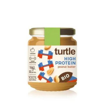 Crema de arahide eco cu proteine vegetale, 200 gr, Turtle