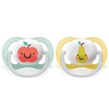 Suzete Ultra Air Philips Avent, 0-6 luni, Happy, SCF080/17, Philips