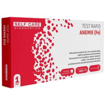Test rapid anemie (Fe), 1 bucata, Veda Lab