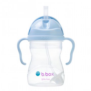 Canita cu pai, +6 luni, 240 ml, Bubble Gum, BBOX