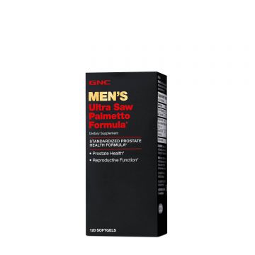 Gnc Men’s Ultra Saw Palmetto Formula, Formula Avansata Pentru Sanatatea Prostatei, 120 Cps