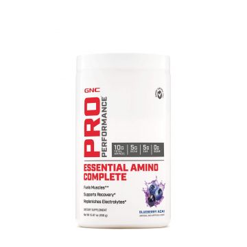 Gnc Pro Performance Essential Amino Complete, Aminoacizi, Cu Aroma De Afine, 450 G
