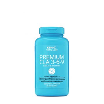 Gnc Total Lean Premium Cla 3-6-9, Acid Linoleic Conjugat Si Omega 3-6-9, 120 Cps
