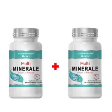 Pachet Multiminerale, 90 + 30 comprimate filmate, Cosmopharm