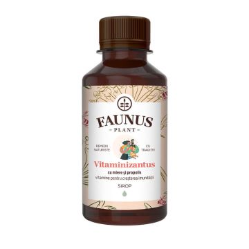 Sirop cu miere si propilis Vitaminizantus, 200 ml, Faunus Plant