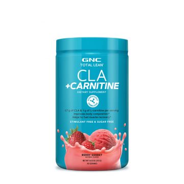 Total Lean Cla + Carnitine, Acidul Linoleic Conjugat Si Carnitina, Cu Aroma De Serbet De Fructe De Padure, 372 G