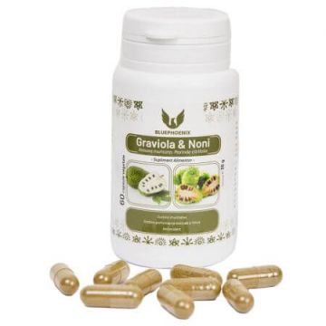 Graviola si Noni, 60 capsule, Blue Pheonix