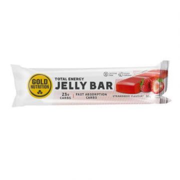 Jeleu energizant cu aroma de capsuni Jelly Bar, 30 g, Gold Nutrition