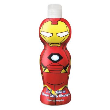 Sampon si gel de dus Iron Man, 400 ml, Air Val