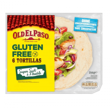 Tortillas fǎrǎ gluten, 216 g, Old El Paso 