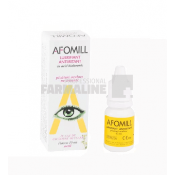 Afomill Lubrifiant-Antiiritant cu Acid Hialuronic 10 ml