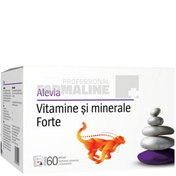 Alevia Vitamine si Minerale Forte 60 plicuri