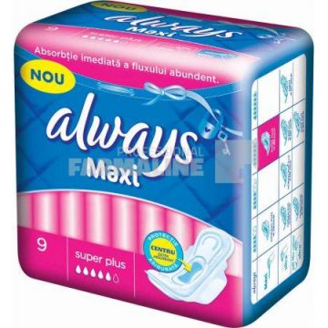 Always Maxi Super Plus Absorbante 9 bucati