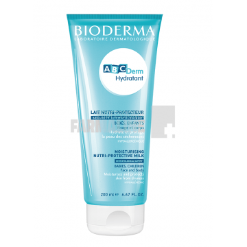 Bioderma Abcderm Lapte hidratant 200 ml