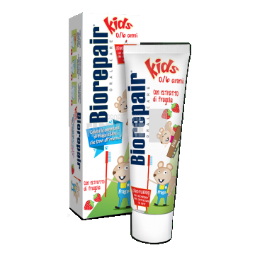 Biorepair Kids Pasta de dinti aroma de capsuni 0-6 ani 50 ml