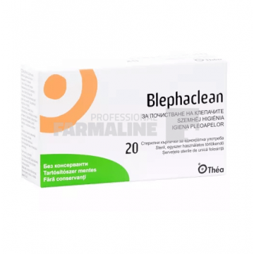 Blephaclean Servetele pentru igiena pleoapelor 20 bucati