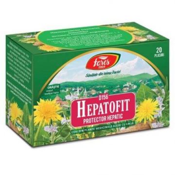 Ceai Hepatofit, 20 plicuri, Fares