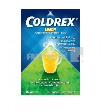 Coldrex lemon 10 plicuri