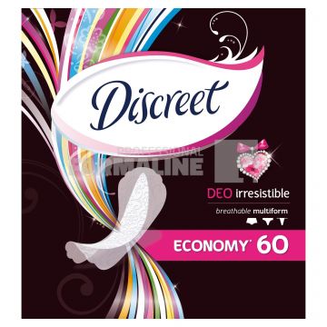 Discreet Deo Irresistible Multiform Absorbante zilnice 60 bucati