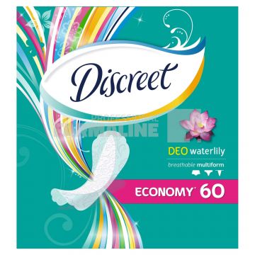 Discreet Deo Waterlily Multiform Absorbante zilnice 60 bucati