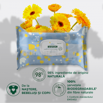 Klorane Bebe Servetele umede 70 bucati