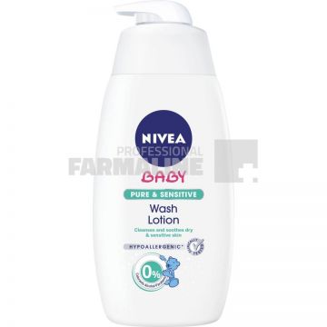 Nivea 86283 Baby Nutri Sensitive Lotiune spalare 500 ml