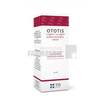 Ototis Picaturi auriculare 3 mg/0,5 mg/ml 10 ml