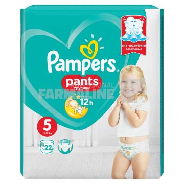 Pampers Pants Scutece nr.5 12-18 kg 22 bucati