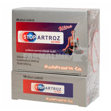 Stop Artroz ultra pulbere orala 20 plicuri + 10 plicuri Cadou