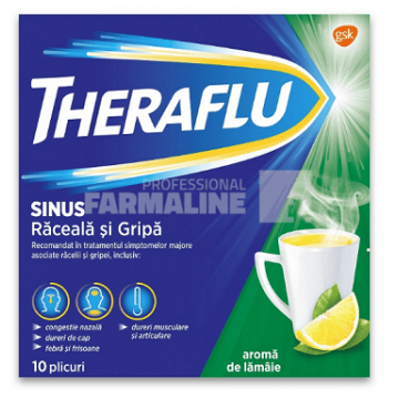 Theraflu Sinus raceala si gripa 10 plicuri