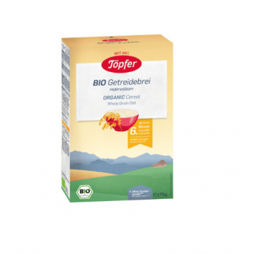 Topfer Bio Organic Cereale Ovaz integral 6+ luni 175 g