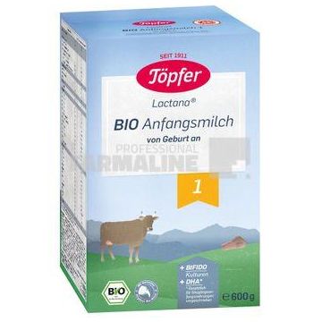 Topfer Lactana Bio 1 0+ luni 600 g