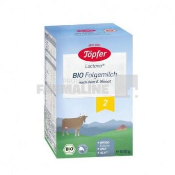 Topfer Lactana Bio 2 6+ luni 600 g