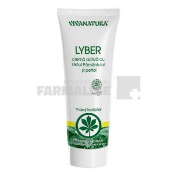 Vivanatura Lyber Crema activa cu Untul-Pamantului si Petrol 250 ml