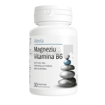 Alevia Magneziu Vitamina B6 30 comprimate