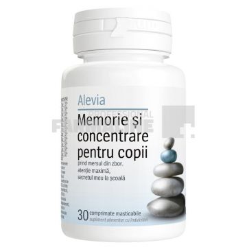 Alevia Memorie si concentrare pentru copii 30 comprimate