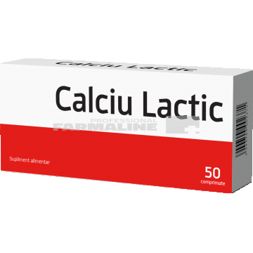 Biofarm Calciu Lactic 500 mg 50 comprimate